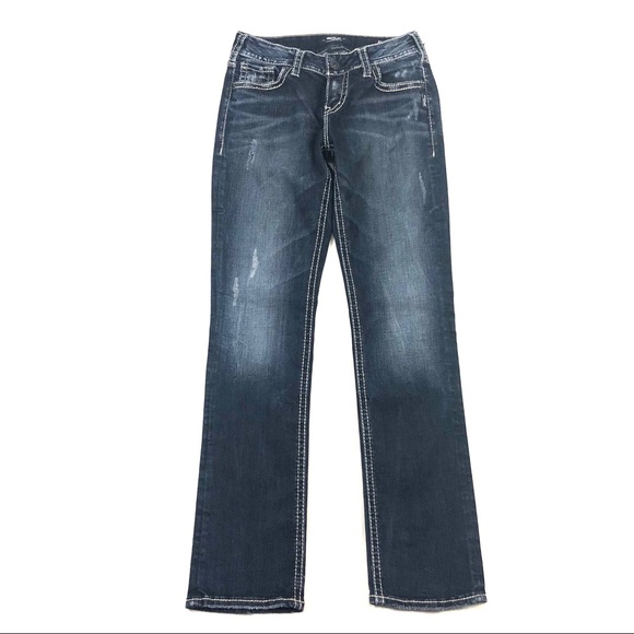 Silver Jeans Denim - Silver Jeans Suki distressed 28/32